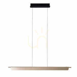 Pendelleuchte Max Light JO-JO P0596 schwarz gold Metall dimmbar LED 124 cm small 0