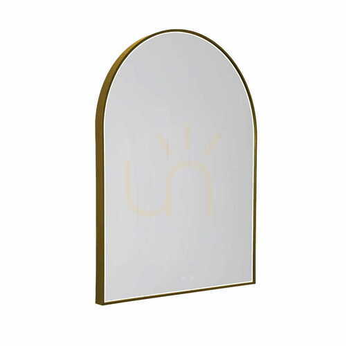 Prüfen Spiegelleuchte Max Light Mirror W0386 Gold LED dimmbar 3000K Metall Glas