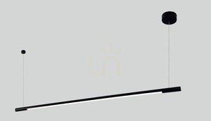 Pendelleuchte Max Light Organic Horizon 150 cm schwarz dimmbar LED P0358D small 2