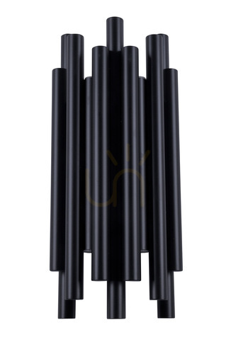 Prüfen Wandleuchte Max Light Organic W0286D schwarz LED dimmbar 8x8W 3000K