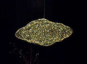 Pendelleuchte Max Light Stardust P0432D Gold 7-flammig LED 95x60 cm small 0