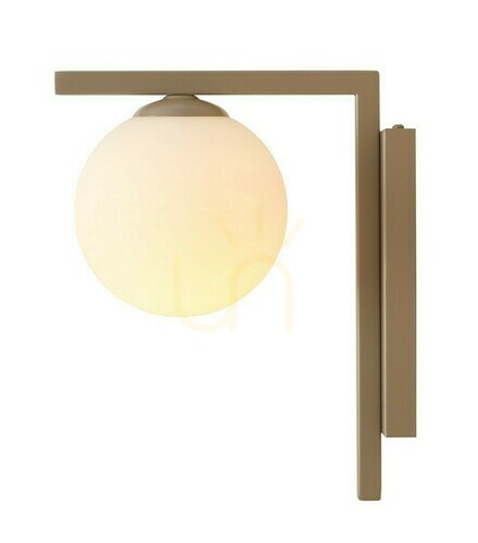 Prüfen Wandleuchte Aldex Zac Beige Metall Glas 1038C17_2