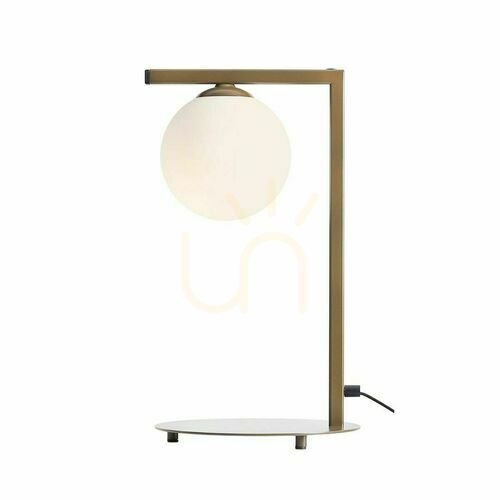 Prüfen Schreibtischlampe Aldex Zac Beige Metall Glas 1038B17_1