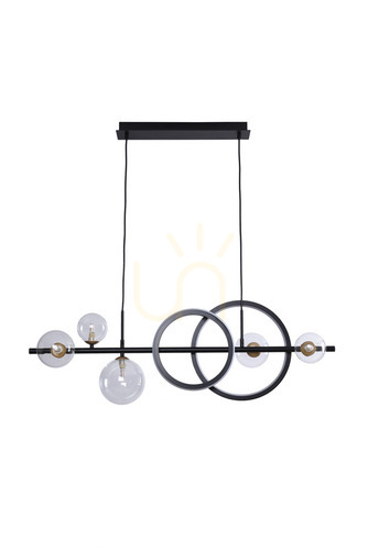 Prüfen Pendelleuchte Zuma Line TAREMI MD2448-7B-3BGD LED