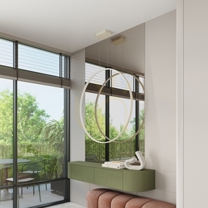 Thoro RIO 55 Pendelleuchte, beige, LED 3000 K small 13