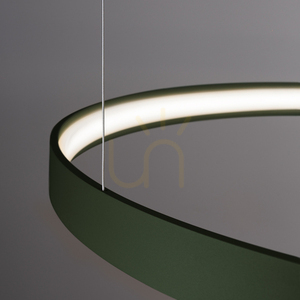 RIO 55 Kronleuchter grün oliv LED 4000K small 3