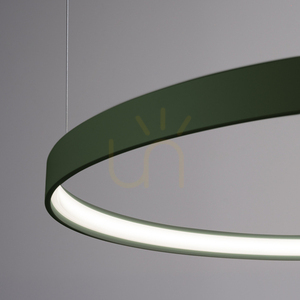 RIO 55 Kronleuchter grün oliv LED 4000K small 4