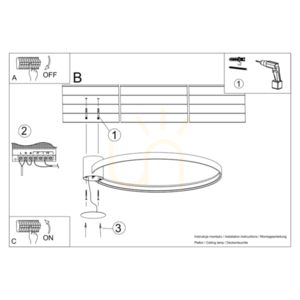 Plafond RIO 78 olivgrün LED 3000K small 10