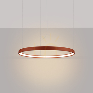 RIO 78 ockerrot LED 3000K Kronleuchter small 2