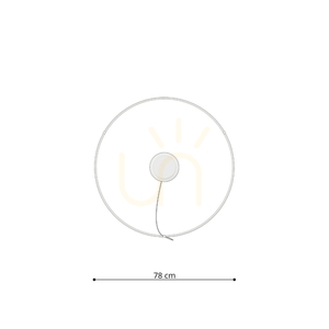 RIO 78 ockerrot LED 3000K Kronleuchter small 8
