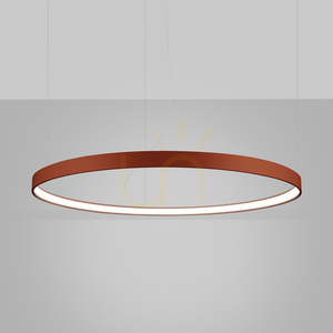 RIO 110 ockerfarbener LED-Kronleuchter 4000K small 2