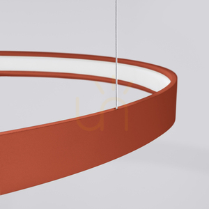 RIO 110 ockerfarbener LED-Kronleuchter 4000K small 5