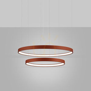 RIO 2 55/78 ockerrot LED 4000K Kronleuchter small 2