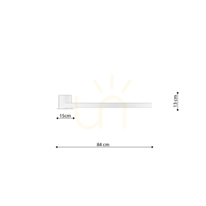 Plafond RIO 78 ockerrot LED 4000K small 8