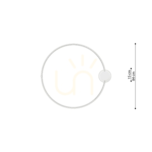 Plafond RIO 78 ockerrot LED 4000K small 9