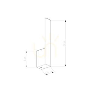 Lineare Wandleuchte LAHTI 50 beige LED 9W 1170lm 3000K CRI90 diffus THORO small 6