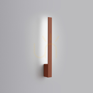 LAHTI 50 ockerrote LED-Wandleuchte 4000K small 2