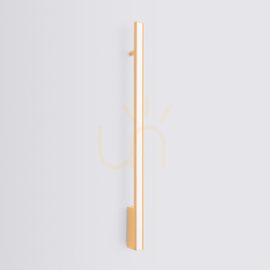 LAGOM 90 gold LED-Wandleuchte 3000K small 1