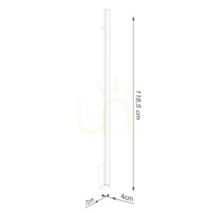 Wandleuchte LAGOM 120 beige LED 3000K small 7