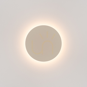 Wandleuchte BORGEN beige LED 3000K small 4