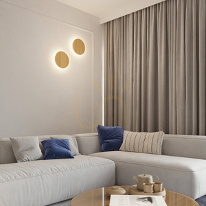 Wandleuchte BORGEN Holz LED 3000K small 13