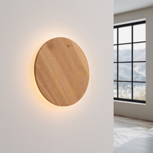 Wandleuchte BORGEN Holz LED 3000K small 2