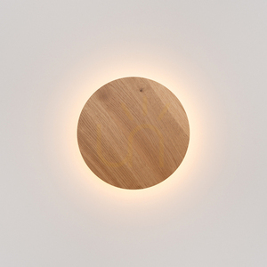 Wandleuchte BORGEN Holz LED 3000K small 4