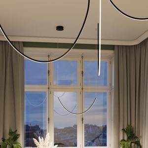 Kronleuchter ALVAR 1 schwarz LED 3000K small 14