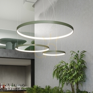 RIO 55 Kronleuchter grün oliv LED 3000K small 13