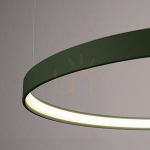 RIO 55 Kronleuchter grün oliv LED 3000K small 4