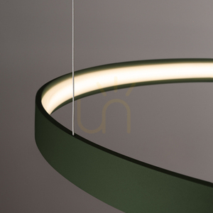 RIO 110 Kronleuchter grün oliv LED 3000K small 3