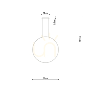 RIO 78 grün oliv LED 3000K Pendelleuchte small 8