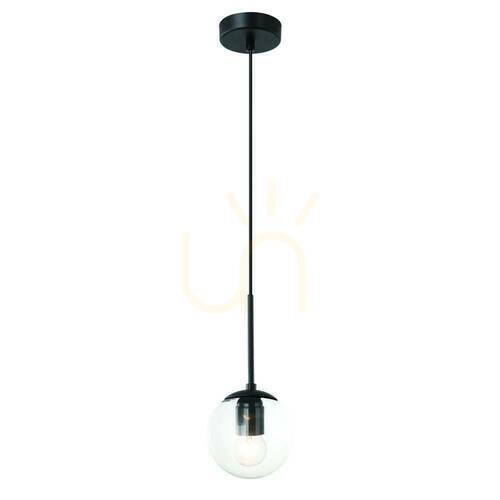 Prüfen Deckenleuchte Bao I Nero Claro Schwarz Glas Metall E27 Open Design Highlights