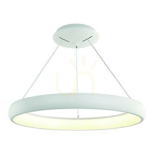 Prüfen Pendelleuchte Rotto Weiß 4000K LED 50W Ø610 mm Open Design Highlights