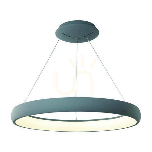 Prüfen Pendelleuchte Rotto Weiß Grau 4000K LED 50W Ø610 mm Open Design Highlights