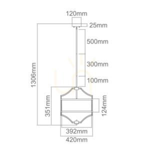 Pendelleuchte Open Design Highlights Stesso Cromo S 4-flammig Weiß Creme Chrom E27 small 2