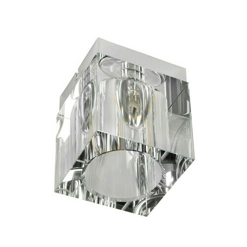 Prüfen Deckenleuchte Open Design Highlights Cubo Claro Chrom Kristall G9 1-flammig