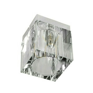 Deckenleuchte Open Design Highlights Cubo Claro Chrom Kristall G9 1-flammig small 0