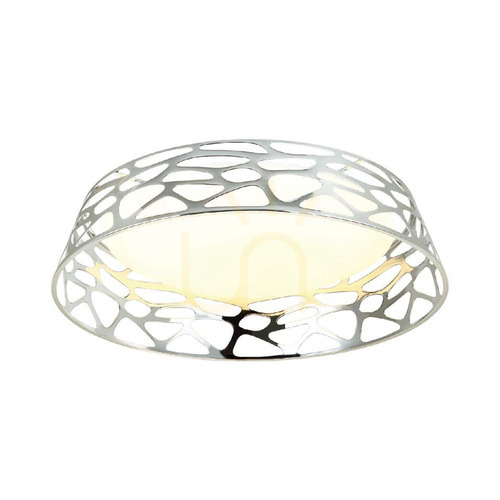 Prüfen Plafond Forina Weiß Chrom LED 48W 760 mm Open Design Highlights