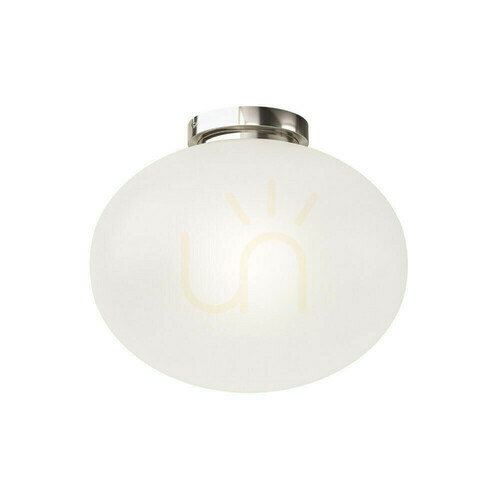 Prüfen Plafond Palla 30 Weiß Opal Chrom E27 Metall Glas Open Design Highlights