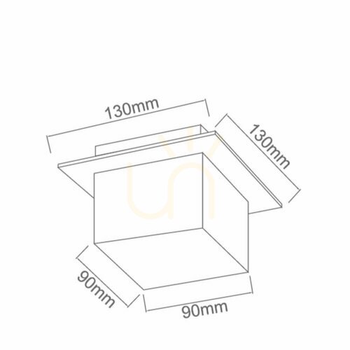 Prüfen Deckenleuchte Rocco Open Design Highlights Chrom Kristall 1-flammig G9 130x130 mm