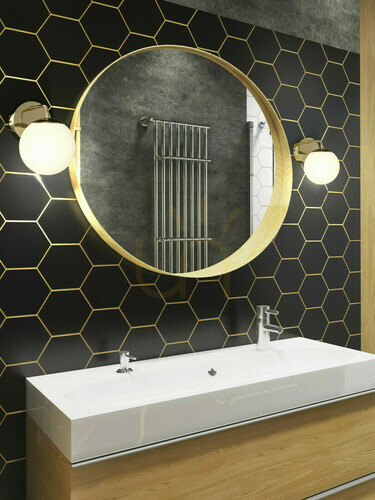 Prüfen Wandleuchte Bao Weiß Chrom IP44 G9 Metall Glas Open Design Highlights