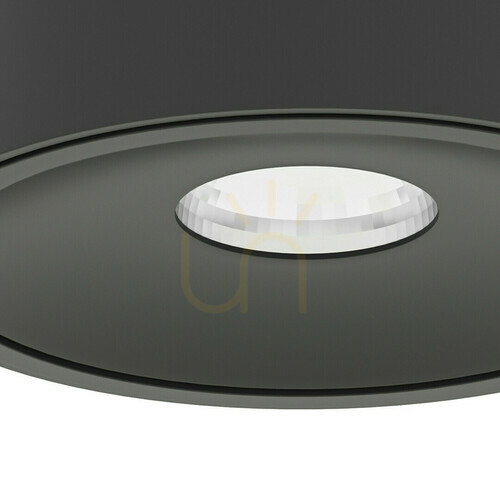 Prüfen Deckenleuchte LED Schwarz 10W 3000K Aluminium Open Design Highlights Neo