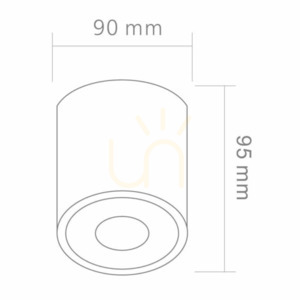 Deckenleuchte Open Design Highlights Rullo mattweiß IP44 GU10 90 mm Aluminium small 1