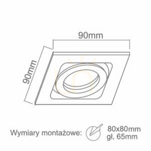 Einbauleuchte GU10 8W 90 mm gebürstetes Aluminium Open Design Highlights Robo I small 1