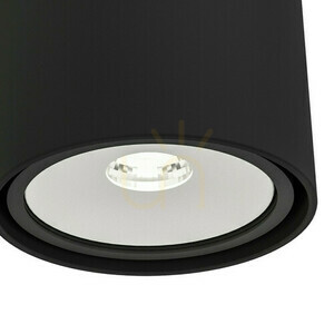 Deckenleuchte Open Design Highlights Neo 130 mm Weiß Mattschwarz GU10 Aluminium Metall small 2