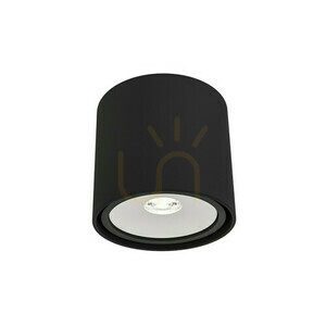 Deckenleuchte Open Design Highlights Neo 130 mm Weiß Mattschwarz GU10 Aluminium Metall small 0