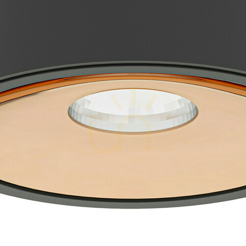 Prüfen Deckenleuchte Open Design Highlights Neo LED Schwarz Gold 10W 3000K Aluminium IP20
