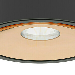Deckenleuchte Open Design Highlights Neo LED Schwarz Gold 10W 3000K Aluminium IP20 small 1
