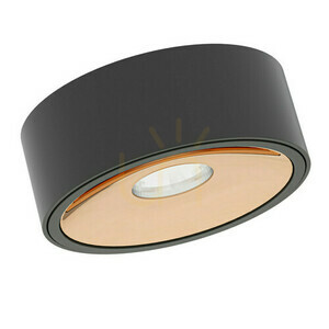 Deckenleuchte Open Design Highlights Neo LED Schwarz Gold 10W 3000K Aluminium IP20 small 2